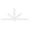 Ekena Millwork Kennewick Architectural Grade PVC Gable Bracket, 108"W x 45"H x 4"D x 6"F, 10/12 Pitch GBP108X45X0406KEN00 - alternate 2